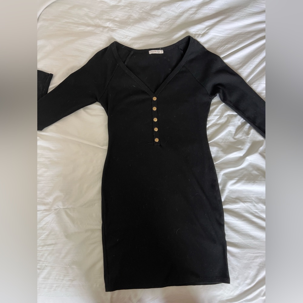 Long Sleeve Body con Mini Dress